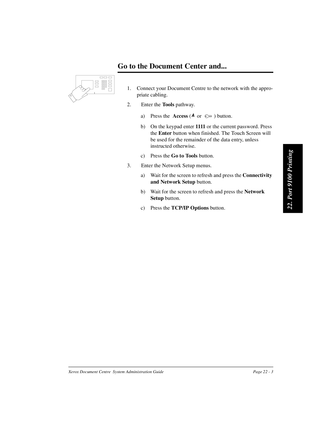 Xerox 480 ST, 490 ST manual Go to the Document Center 