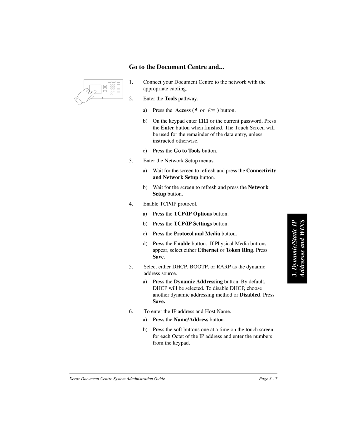 Xerox 480 ST, 490 ST manual Go to the Document Centre, Save 