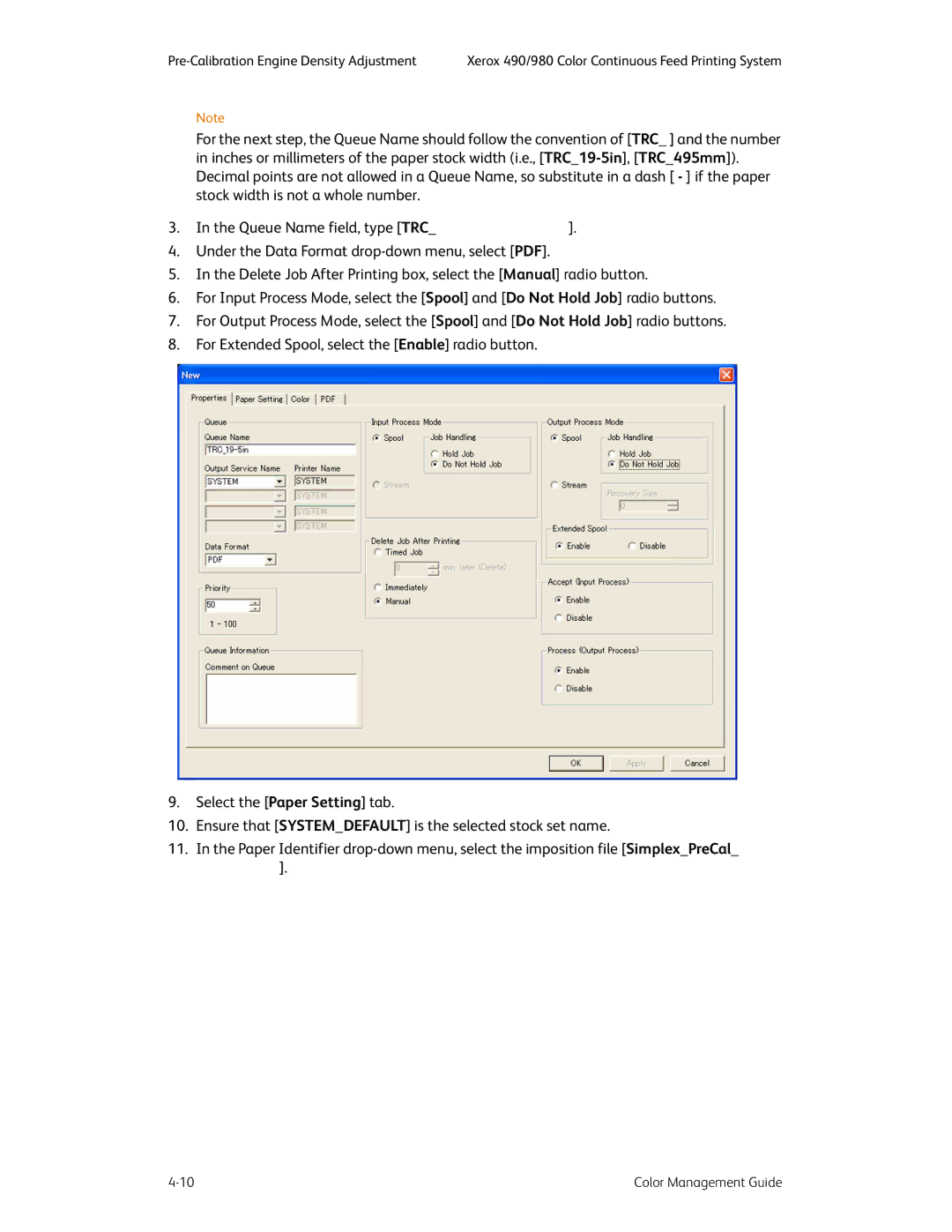 Xerox 490 manual Pre-Calibration Engine Density Adjustment 