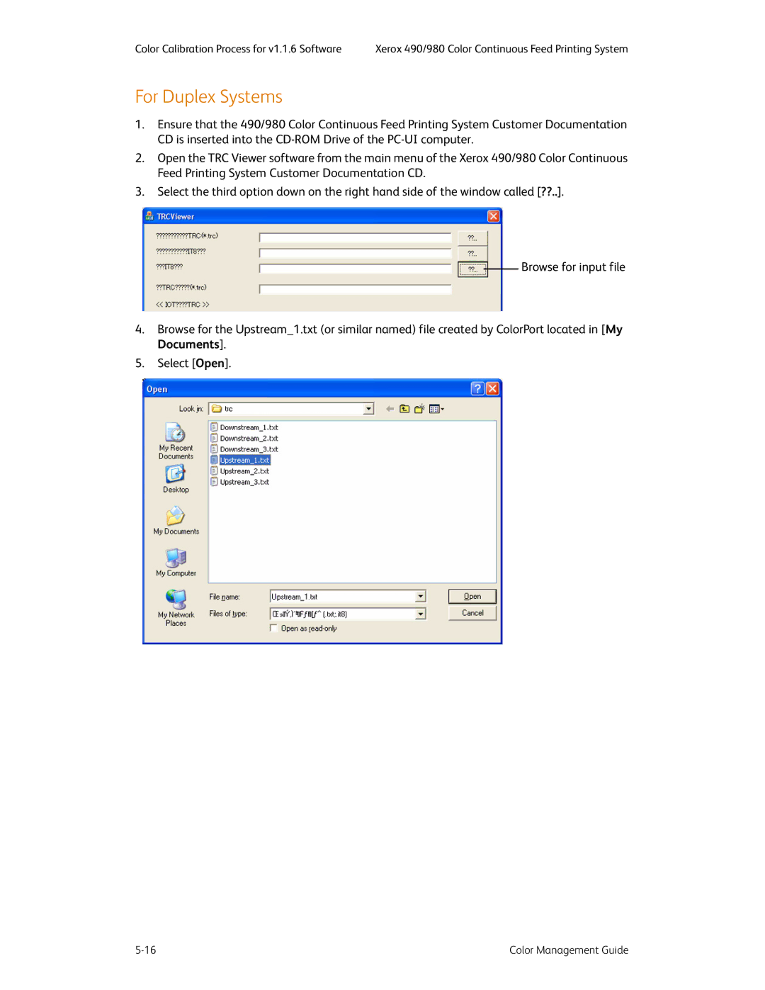 Xerox 490 manual For Duplex Systems 