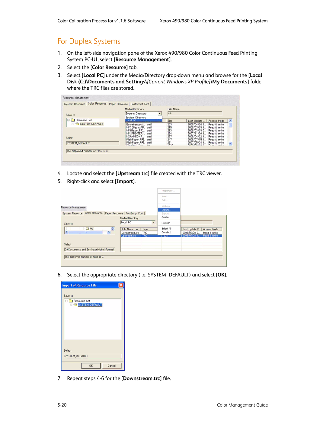 Xerox 490 manual For Duplex Systems 