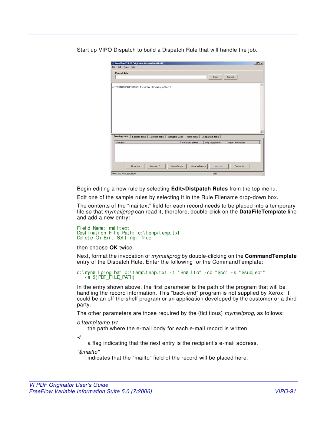 Xerox 5 manual temp\temp.txt, VIPO-91 