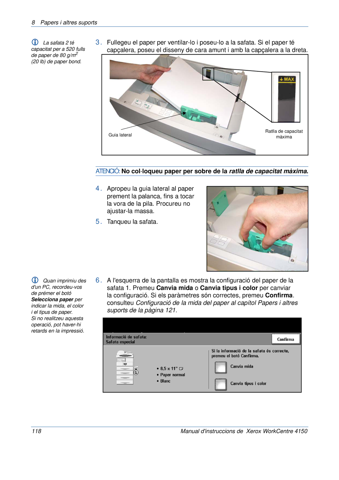 Xerox 5.0 24.03.06 manual Manual dinstruccions de Xerox WorkCentre 