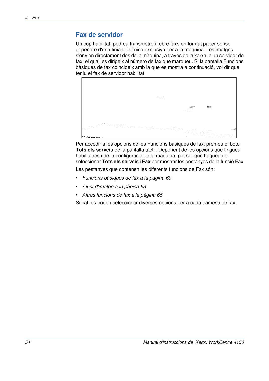 Xerox 5.0 24.03.06 manual Fax de servidor 