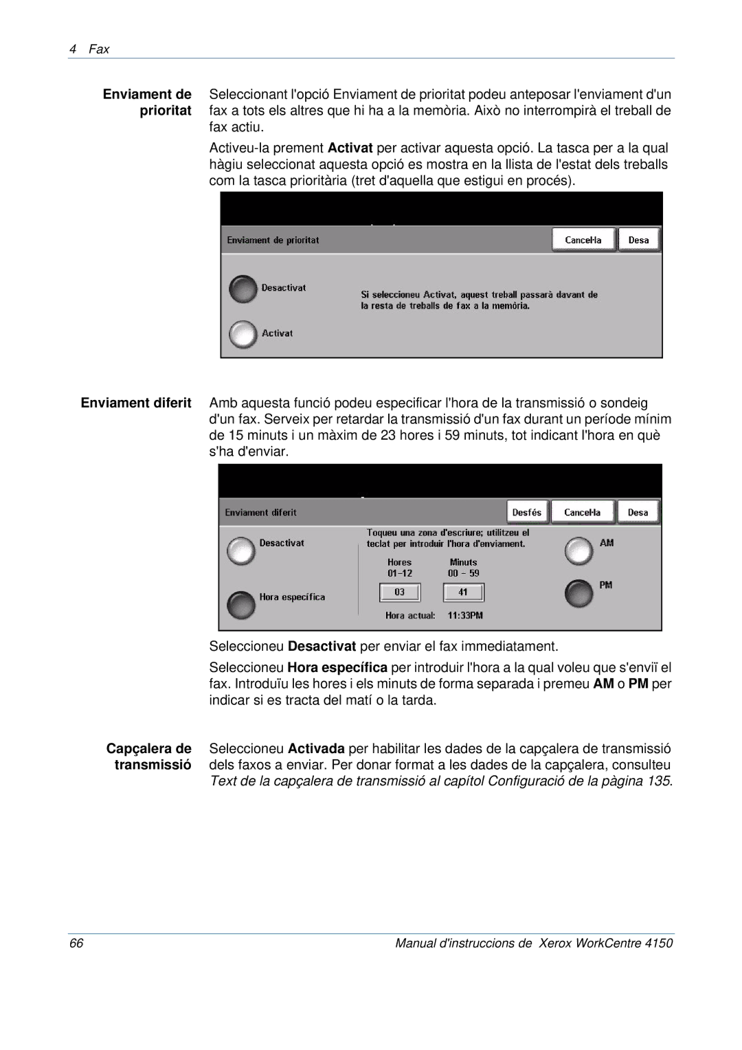 Xerox 5.0 24.03.06 manual Fax 