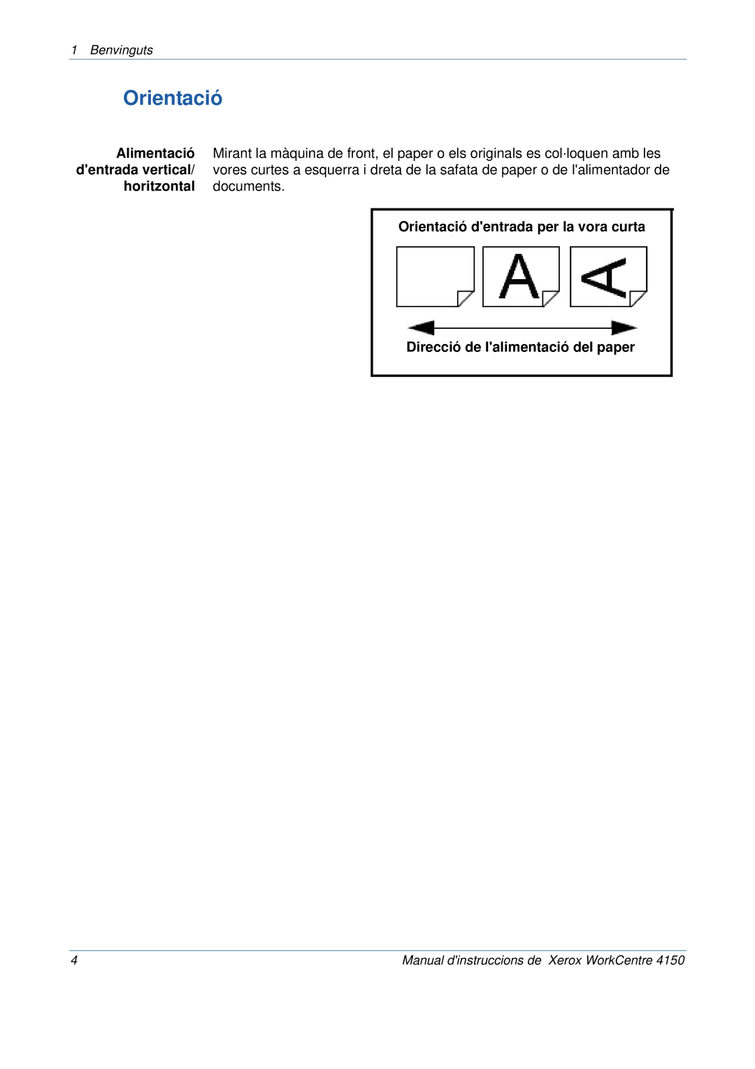 Xerox 5.0 24.03.06 manual Orientació 