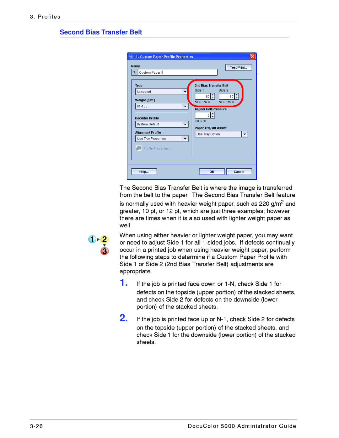 Xerox 5000 manual Second Bias Transfer Belt 