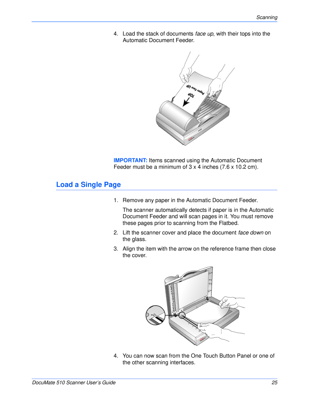 Xerox 510 manual Load a Single 