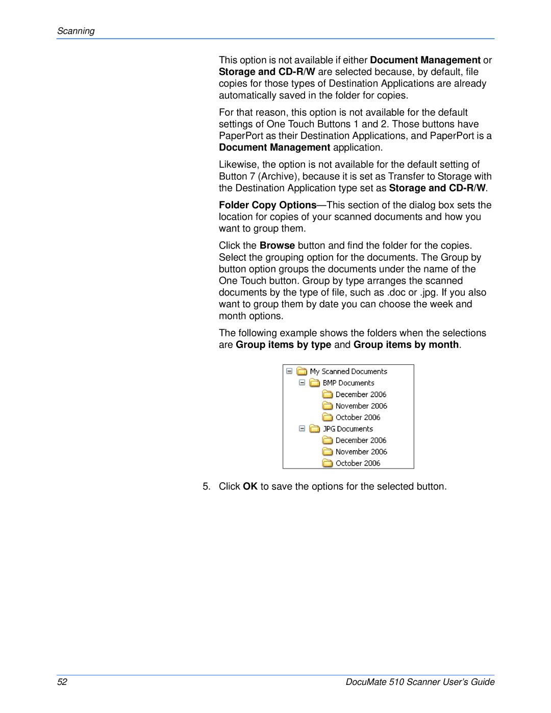 Xerox 510 manual Scanning 