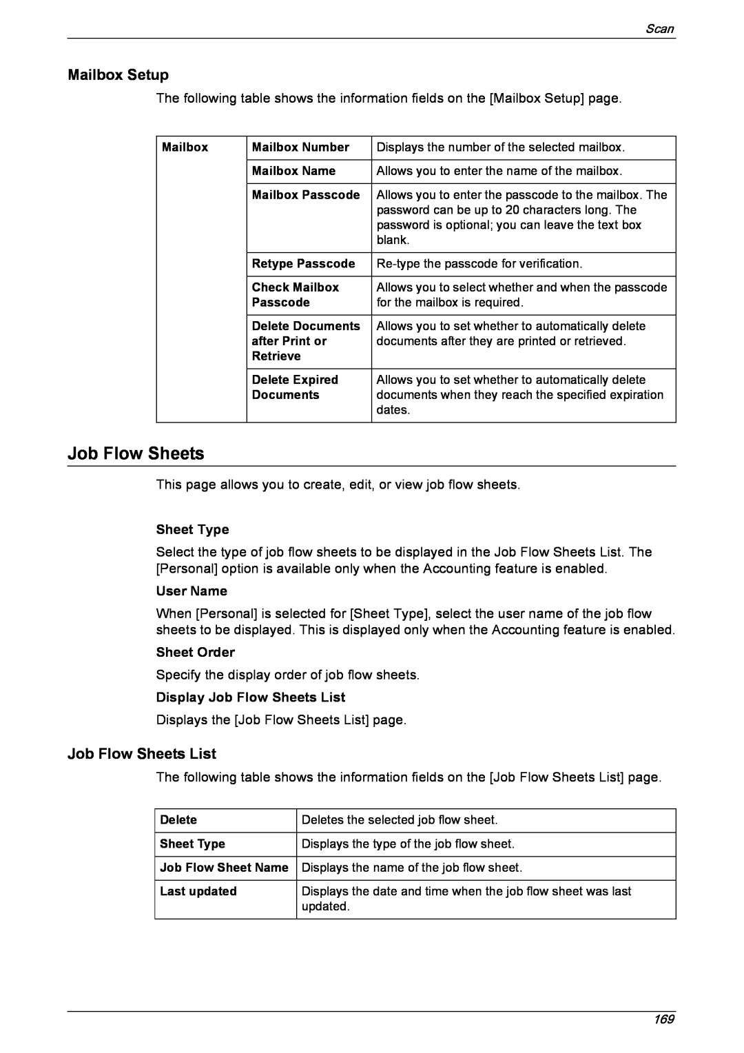 Xerox 5222 manual Sheet Type, User Name, Sheet Order, Display Job Flow Sheets List 