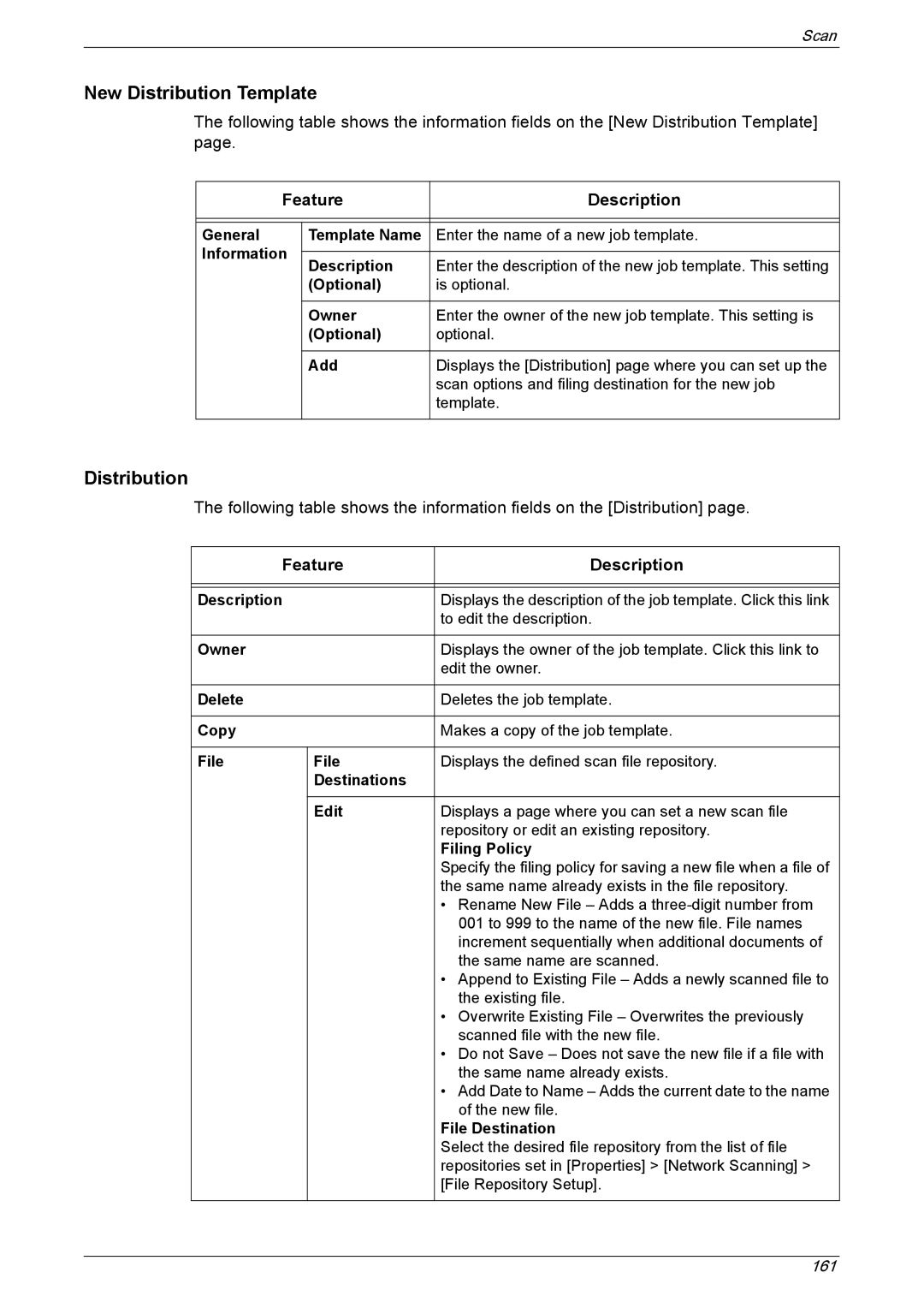 Xerox 5222 manual New Distribution Template 