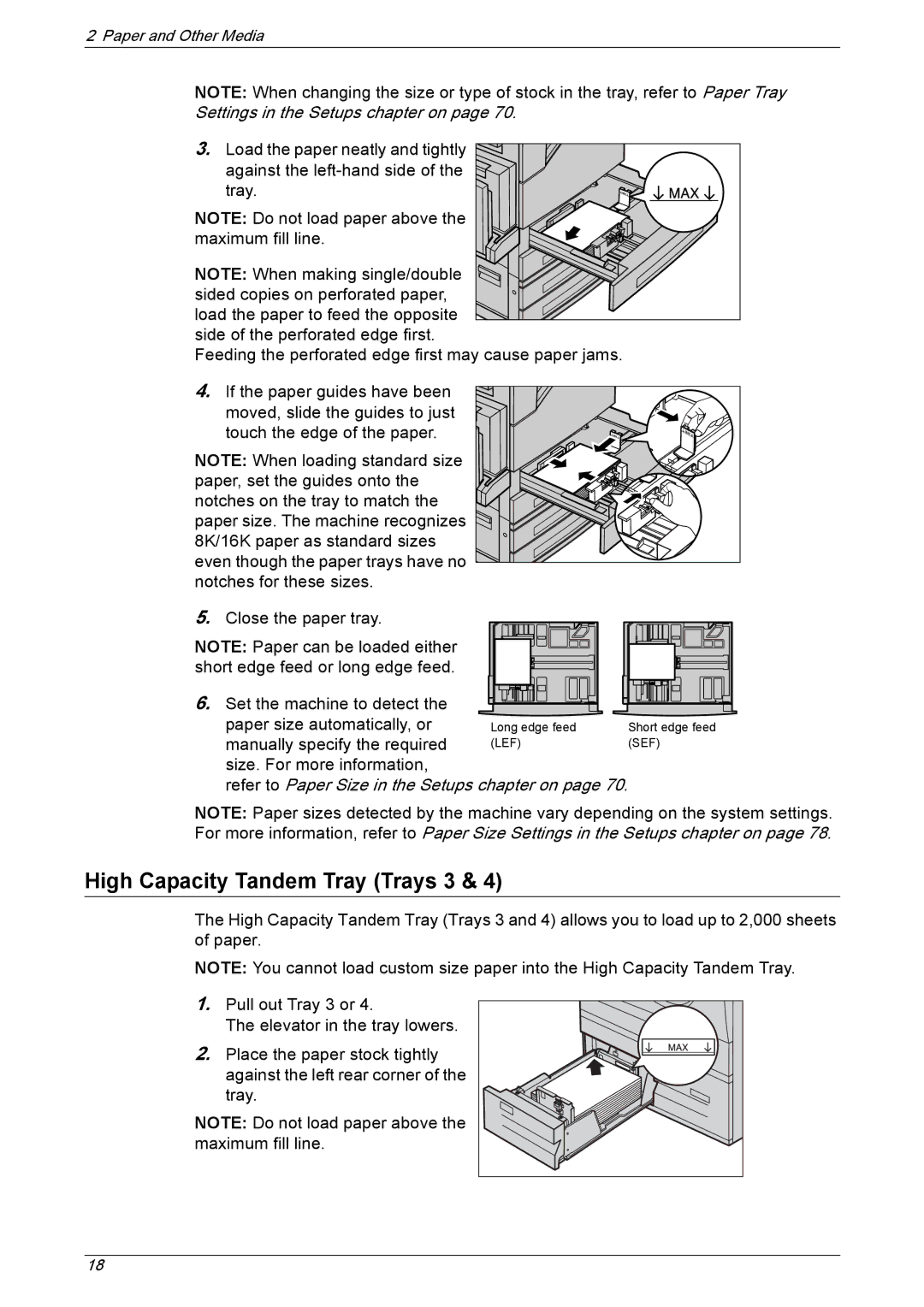 Xerox 5222 manual High Capacity Tandem Tray Trays 3 