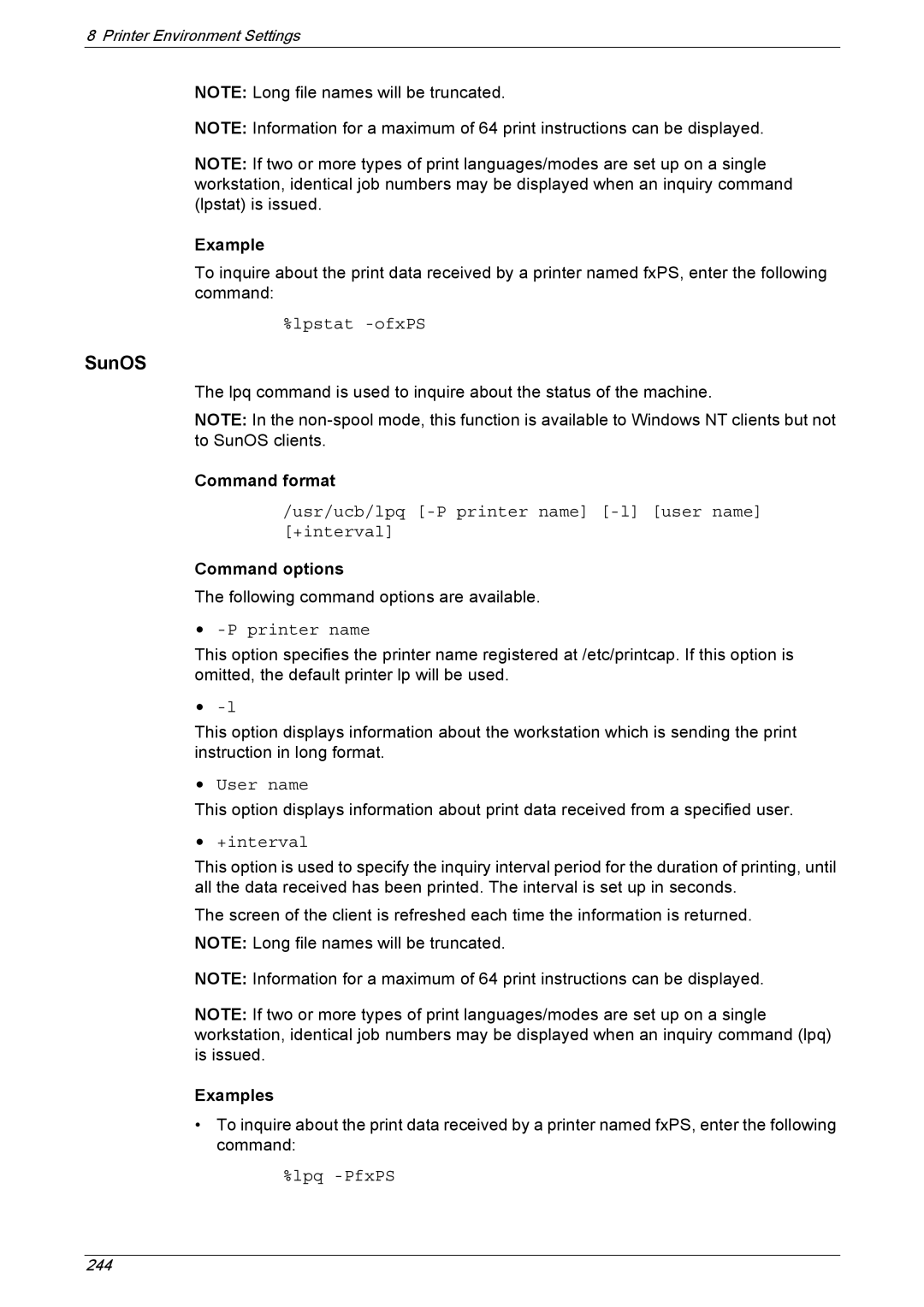 Xerox 5222 manual +interval, Examples 