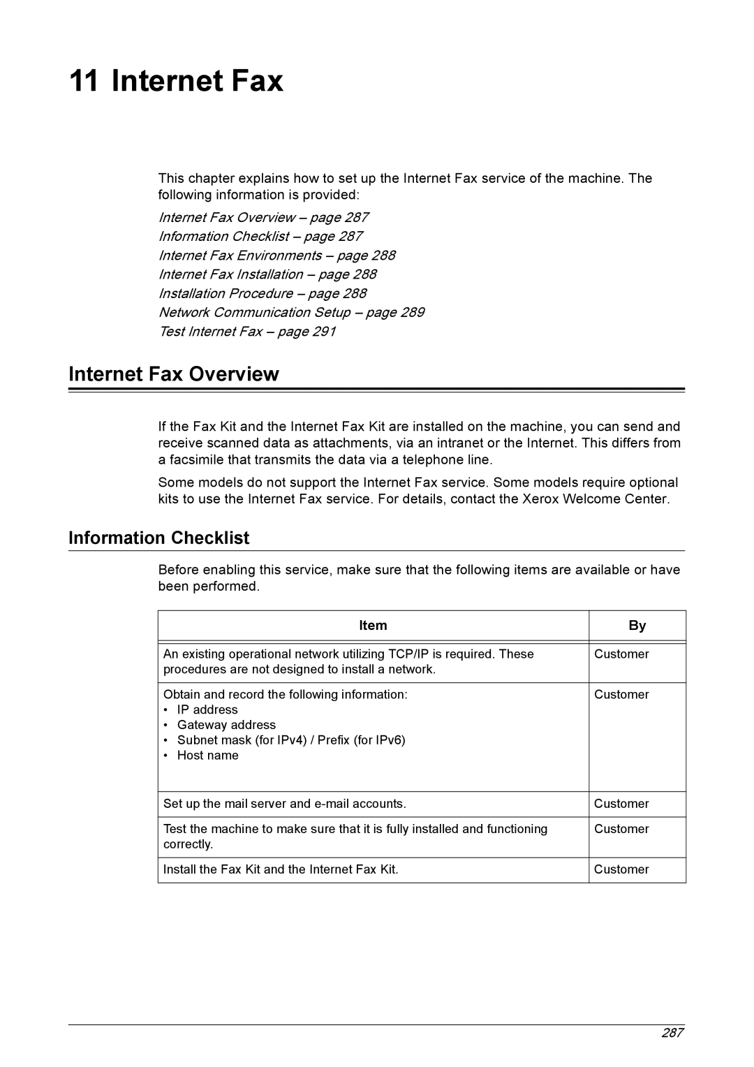 Xerox 5222 manual Internet Fax Overview 