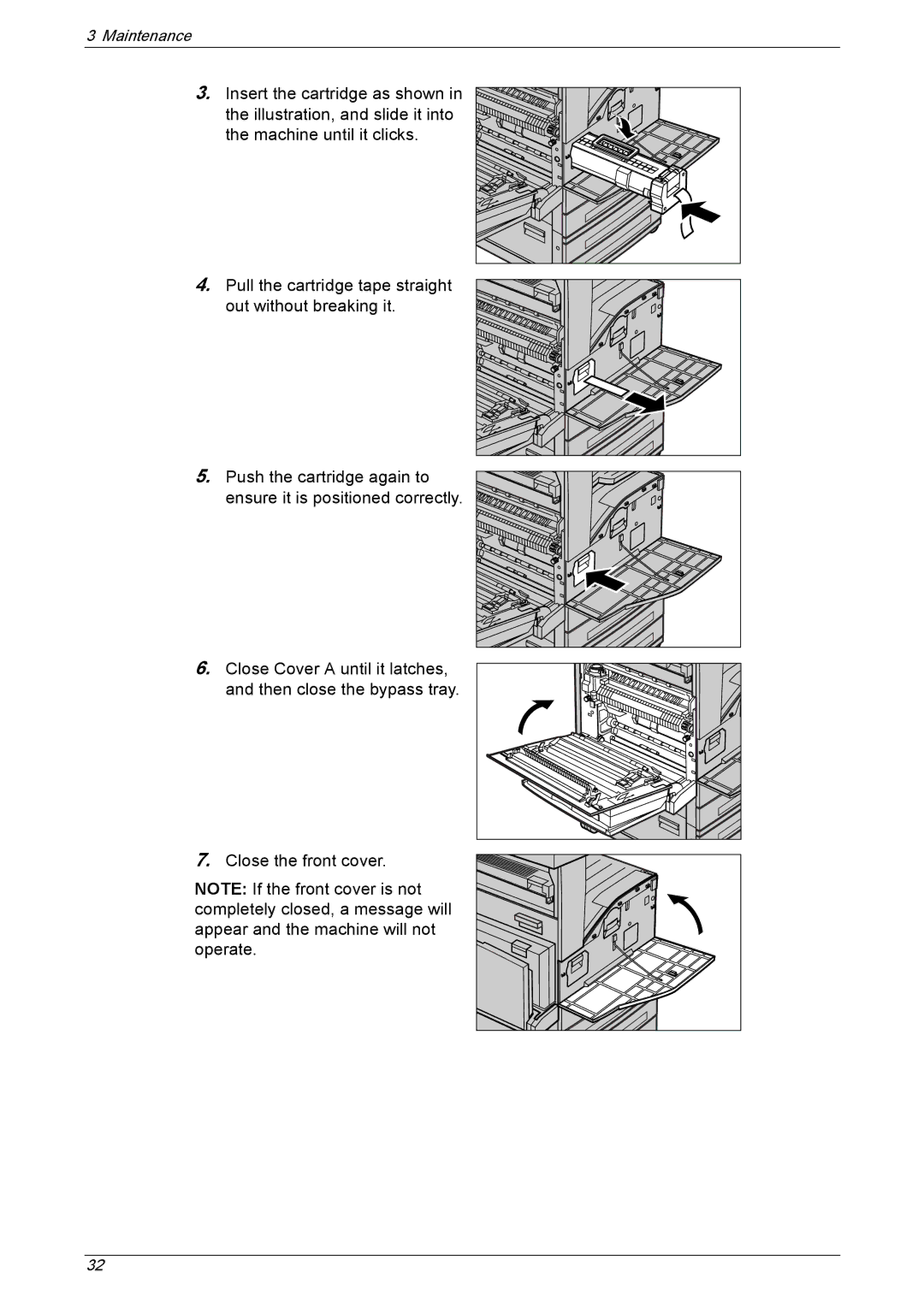 Xerox 5222 manual Maintenance 