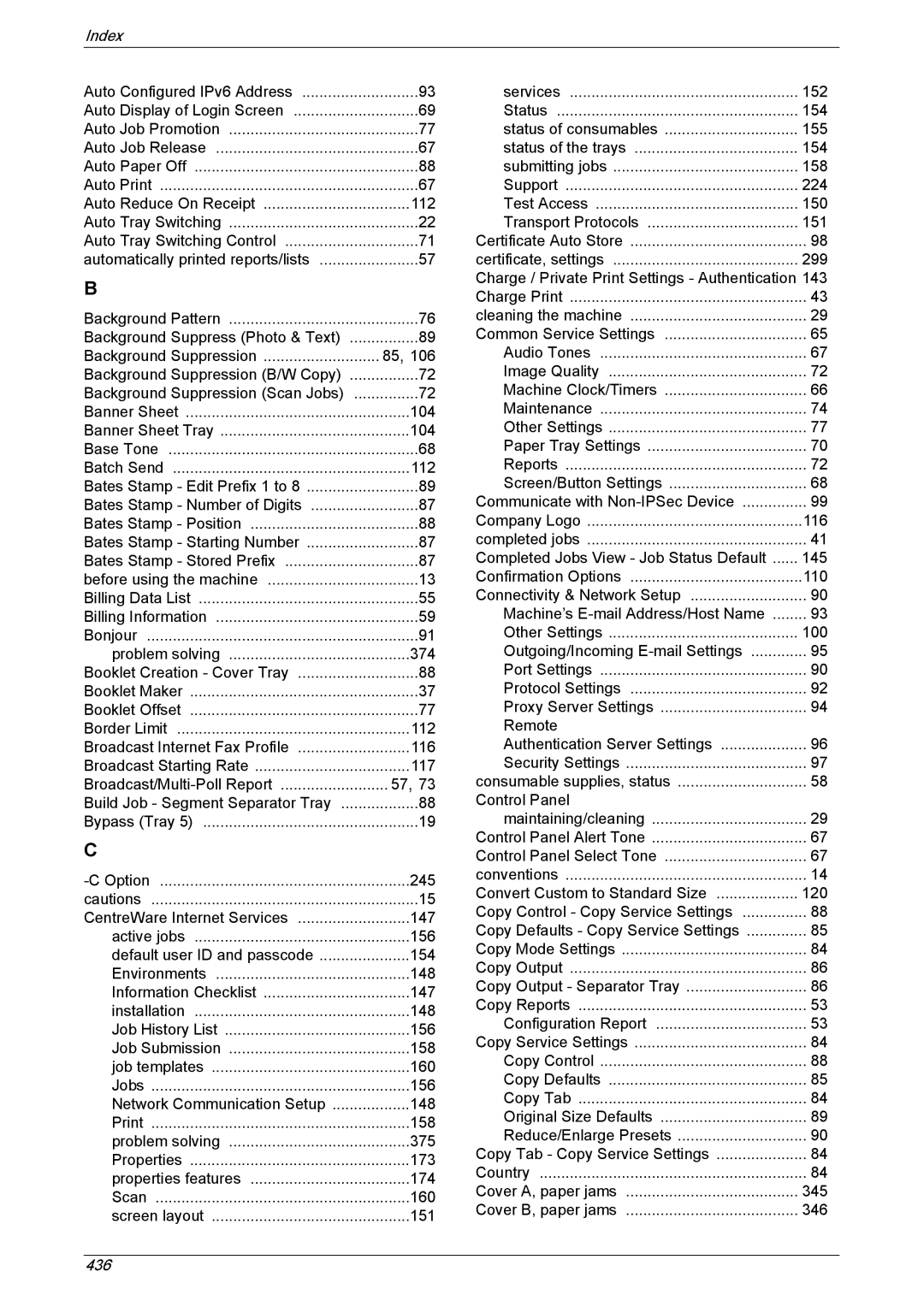 Xerox 5222 manual 436 