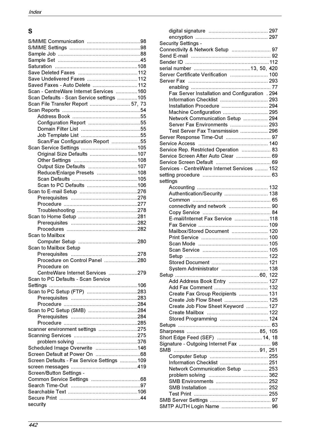 Xerox 5222 manual 442 