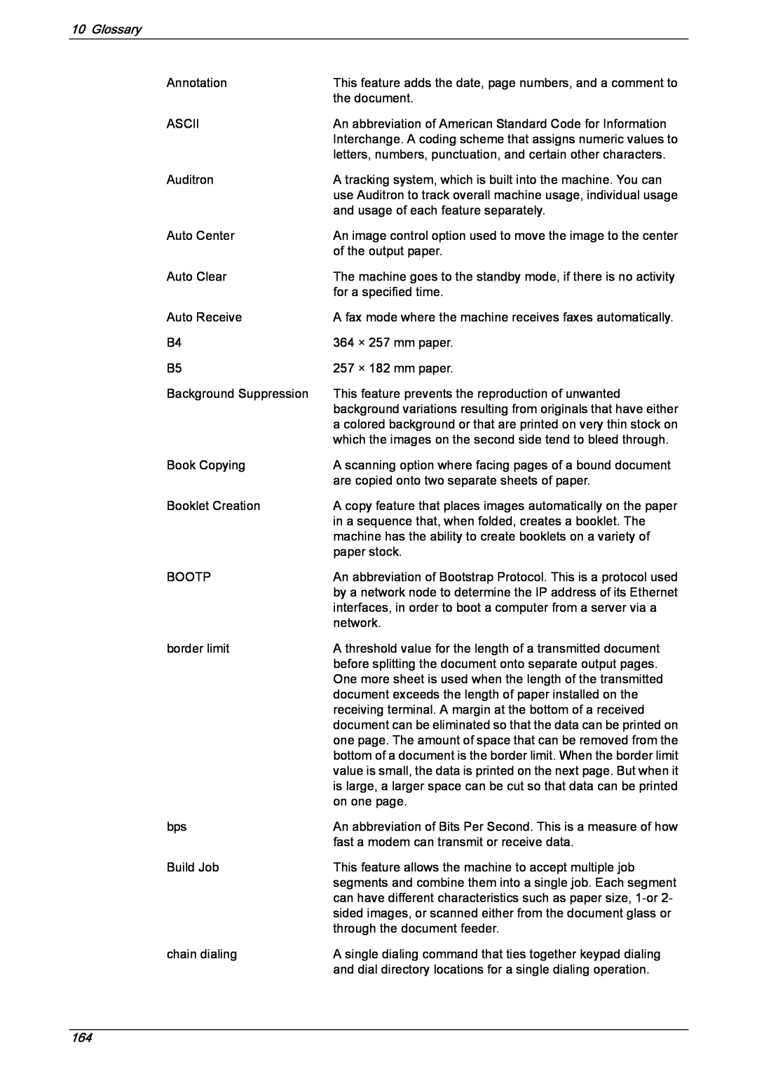 Xerox 5230 manual Glossary, Annotation 