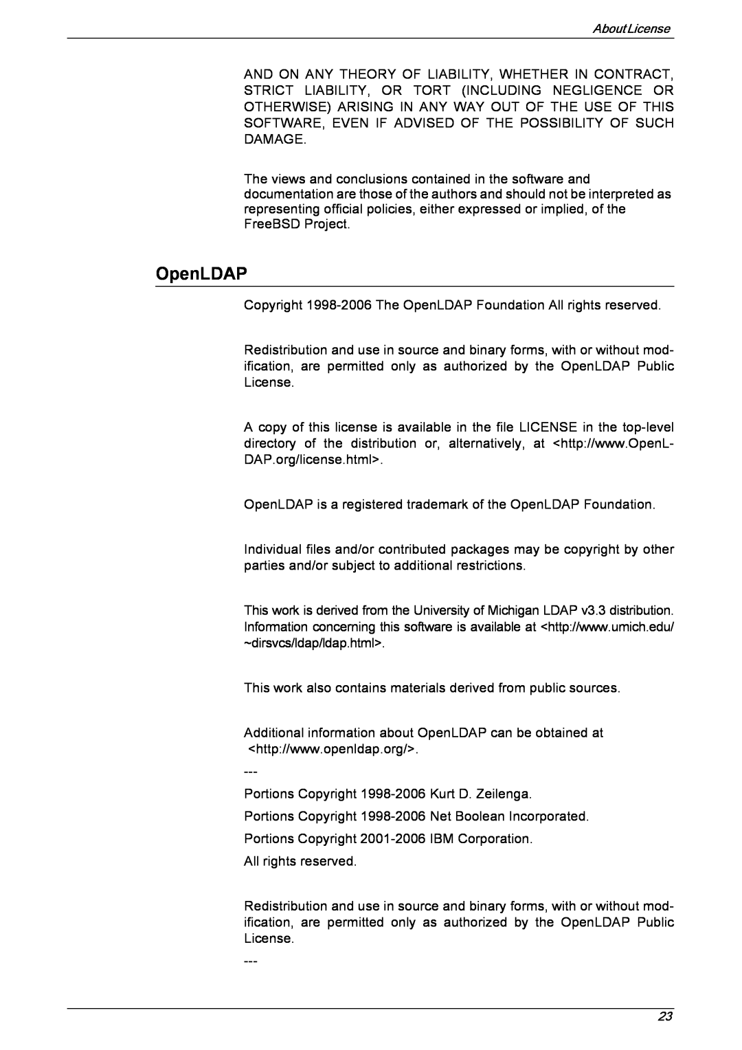 Xerox 5230 manual OpenLDAP 