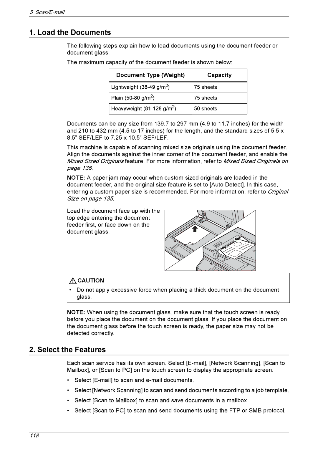 Xerox 5230 manual Scan/E-mail 