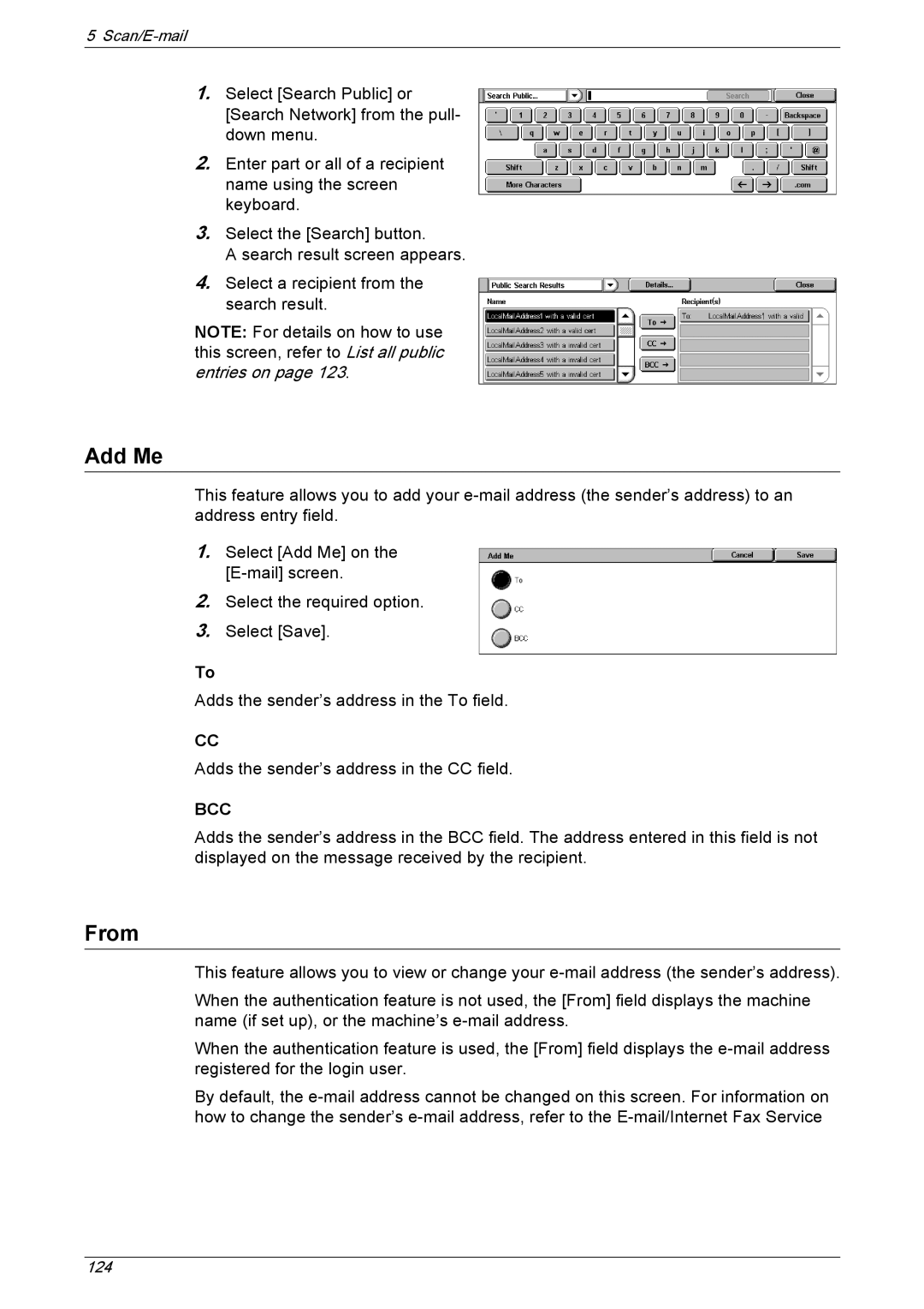 Xerox 5230 manual Add Me, From 