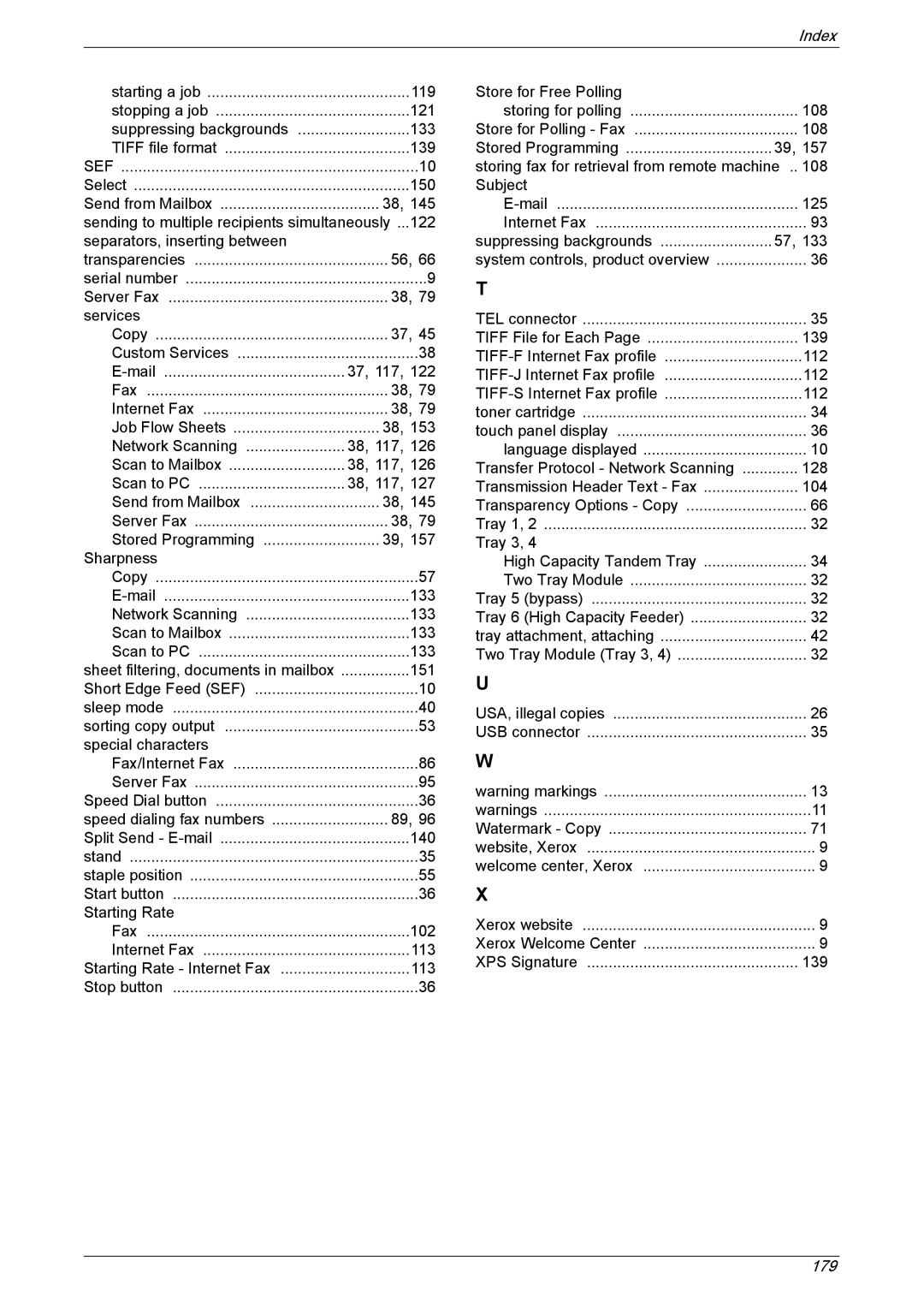 Xerox 5230 manual 179 