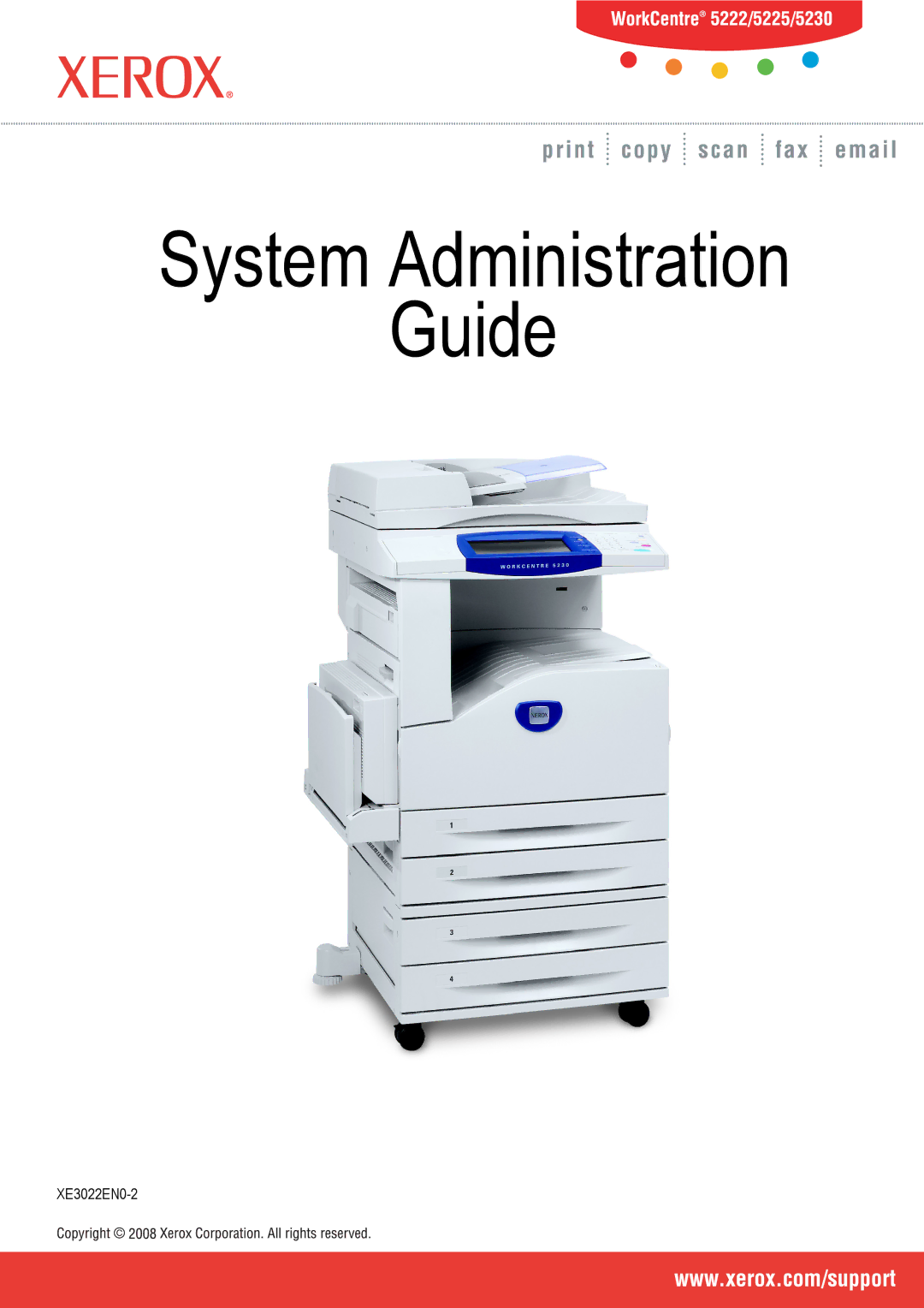 Xerox 5225A, 5230A manual User Guide 