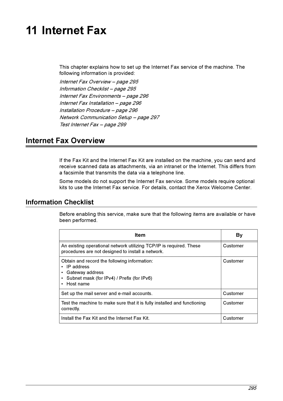 Xerox 5225A, 5230A manual Internet Fax Overview 