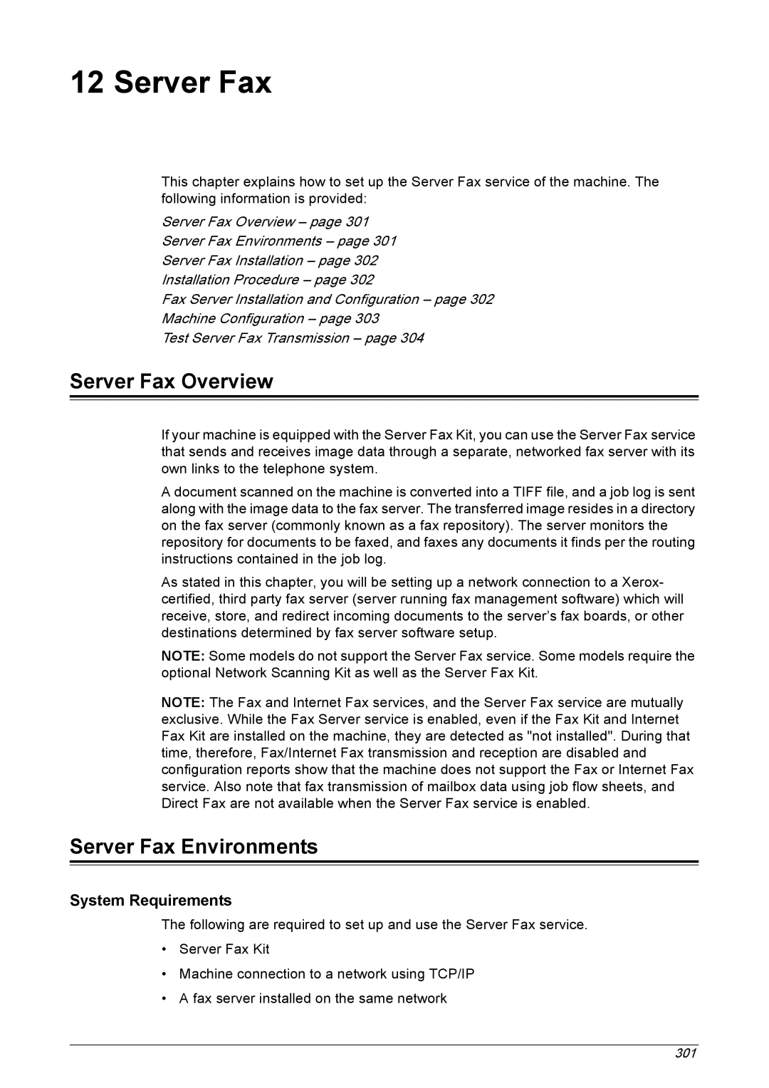 Xerox 5225A, 5230A manual Server Fax Overview, Server Fax Environments 