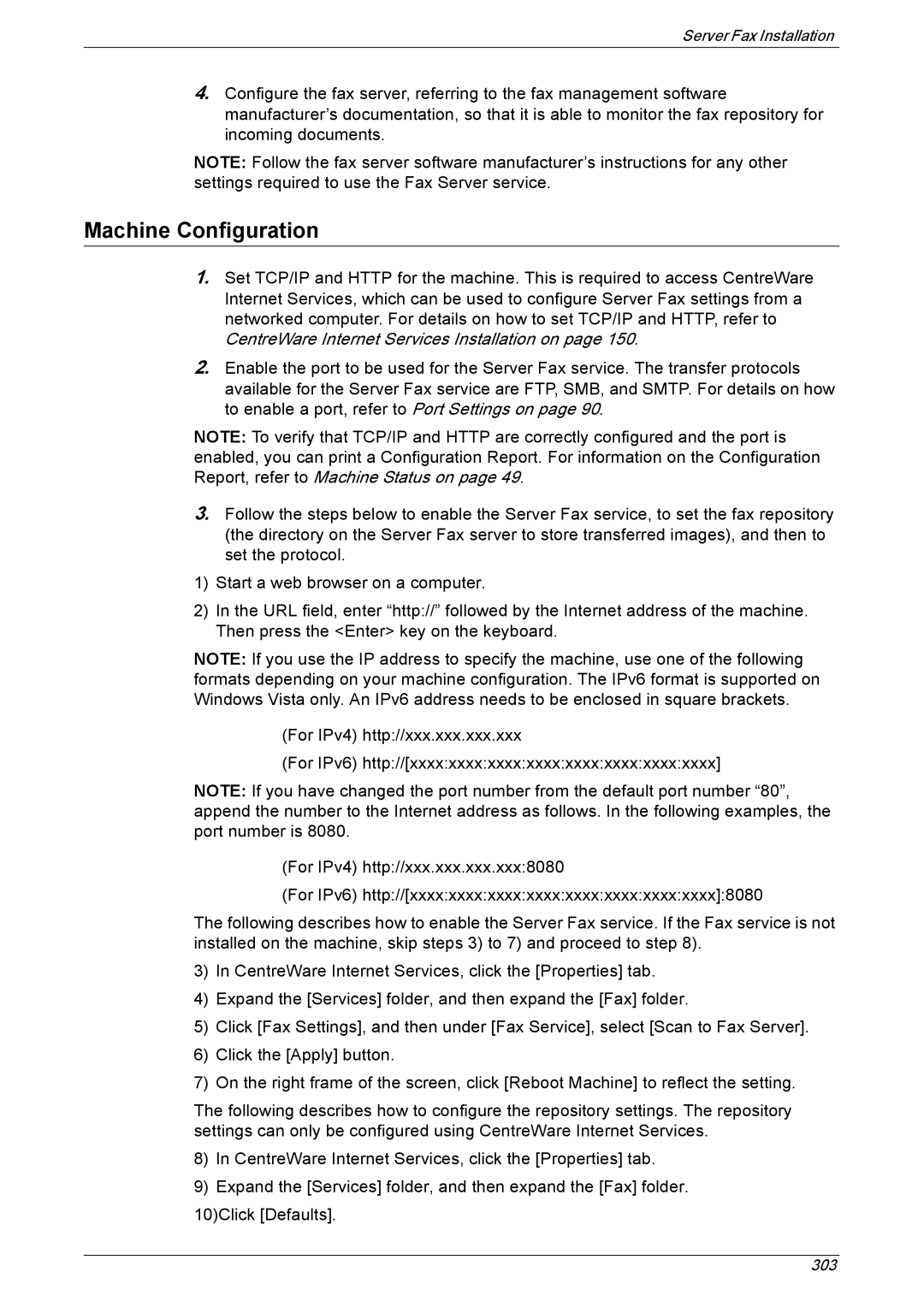 Xerox 5225A, 5230A manual Machine Configuration 