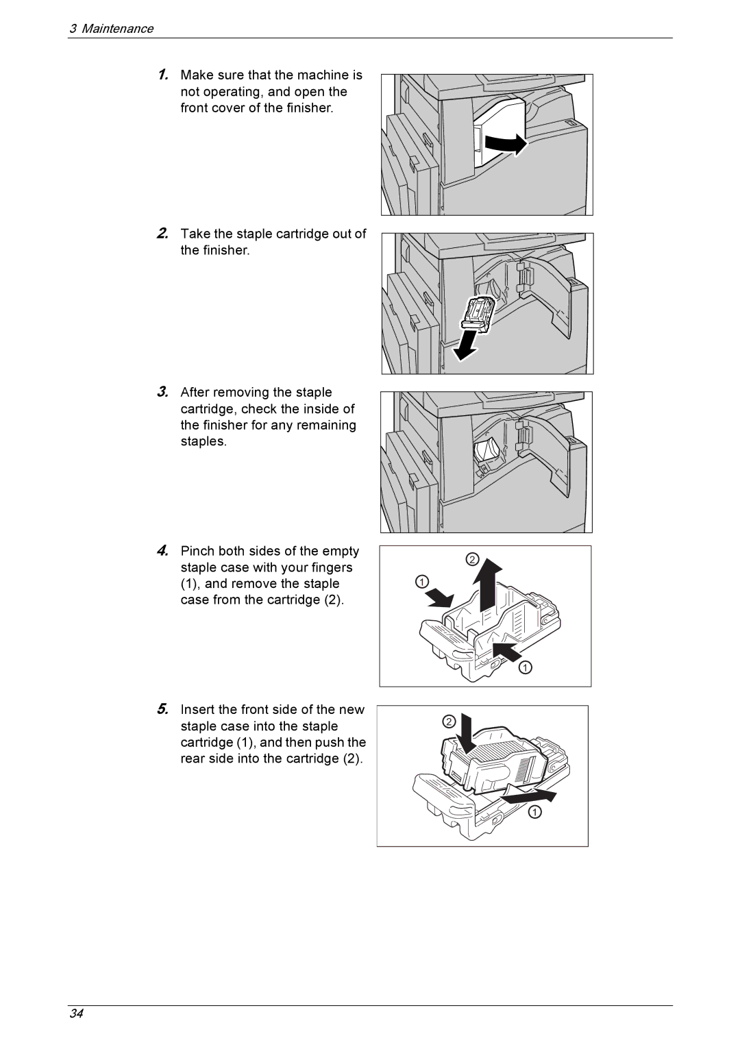 Xerox 5230A, 5225A manual Maintenance 