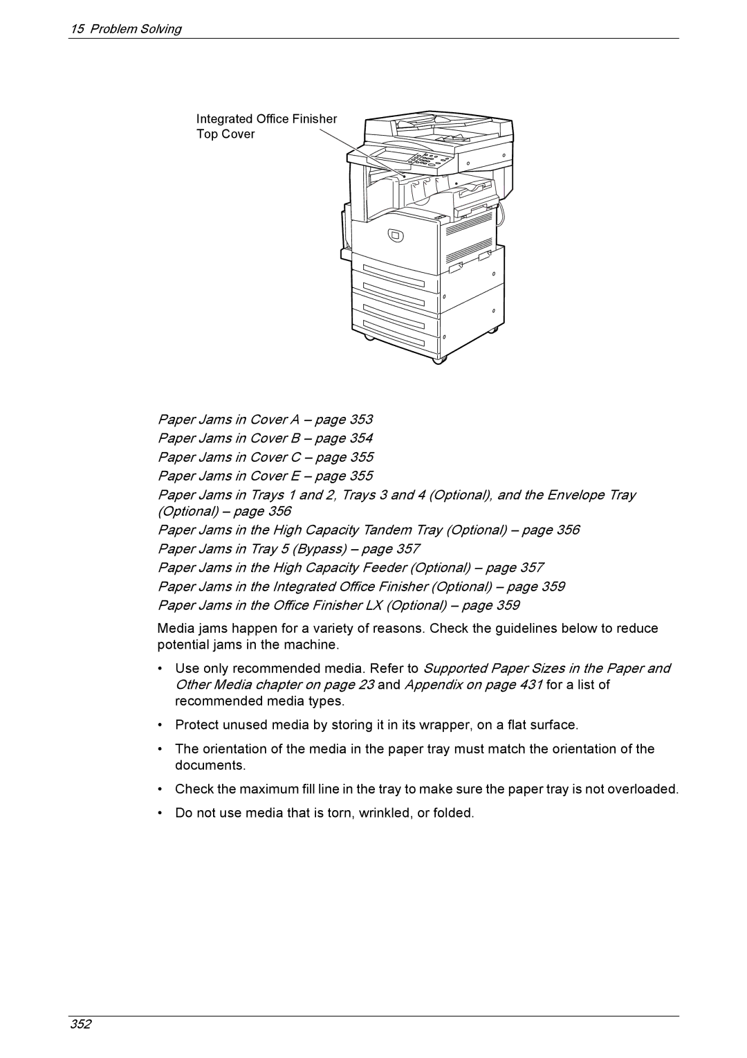 Xerox 5230A, 5225A manual 352 