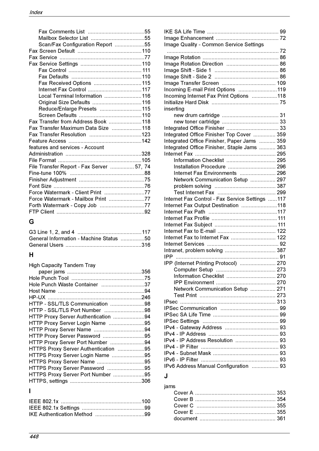 Xerox 5230A, 5225A manual 448 