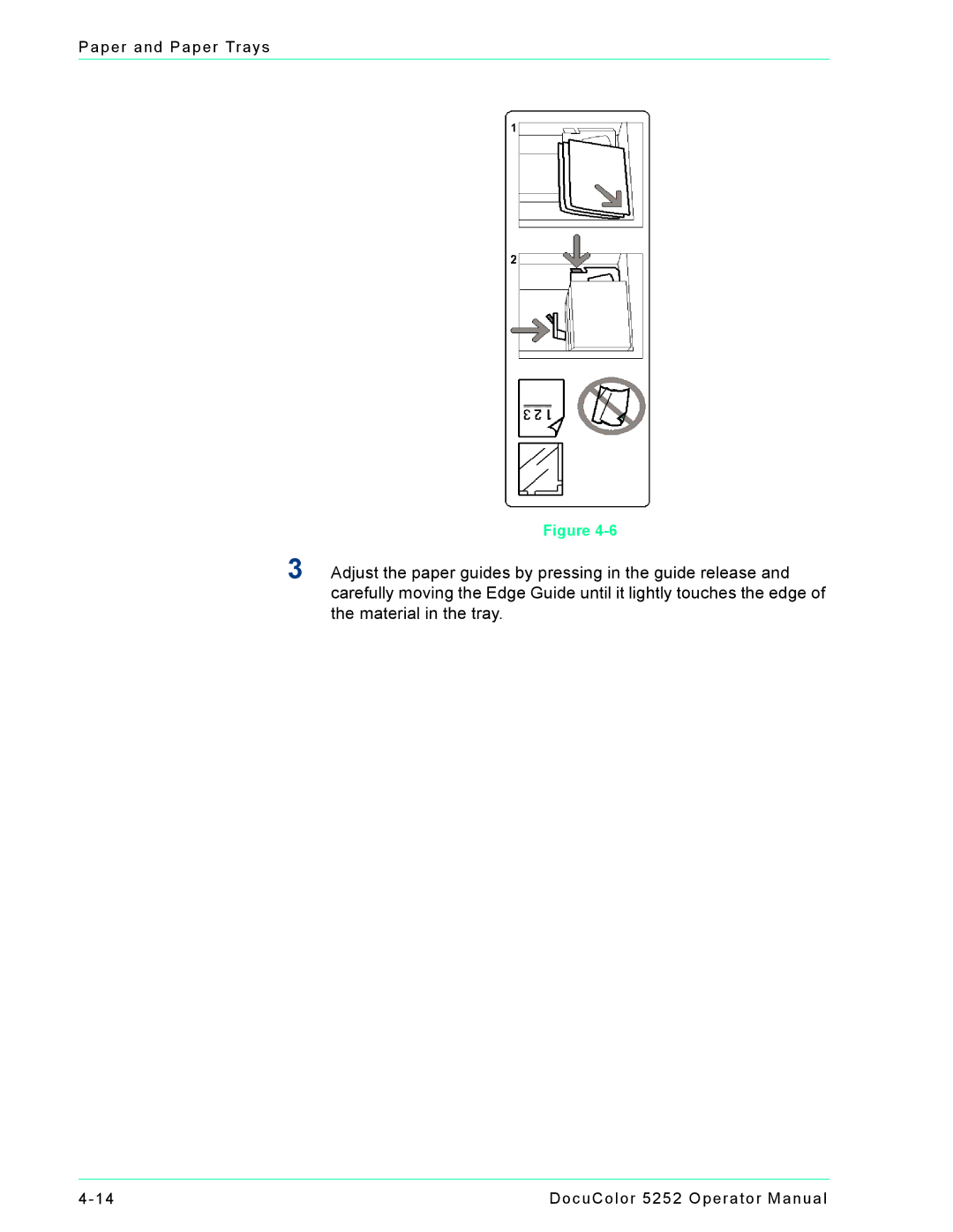 Xerox 5252 manual Paper and Paper Trays 