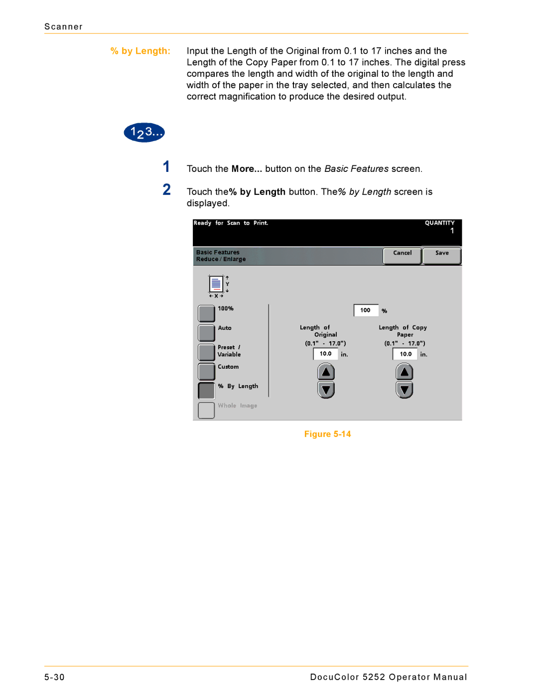 Xerox 5252 manual Scanner 