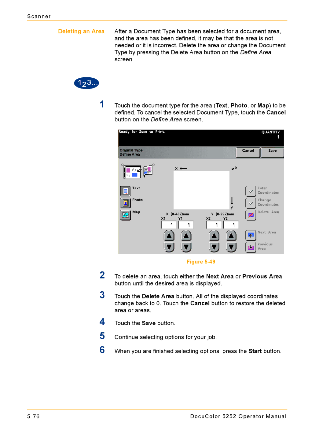 Xerox 5252 manual Scanner 