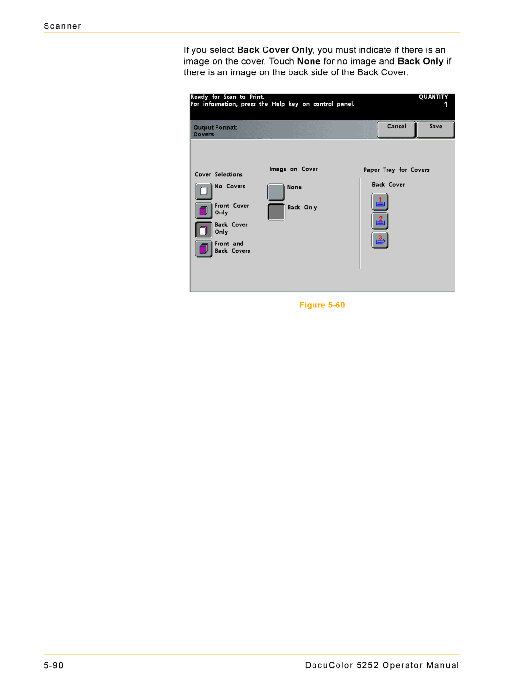 Xerox 5252 manual Scanner 