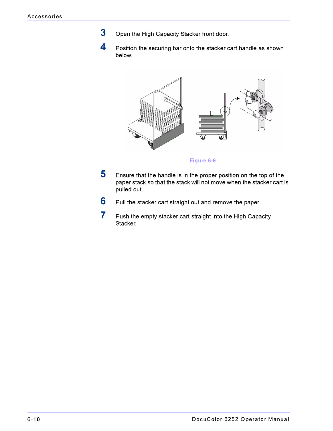 Xerox 5252 manual Accessories 