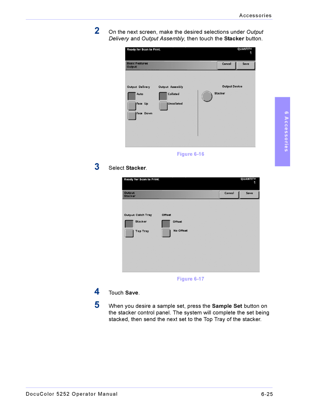 Xerox 5252 manual Accessories 