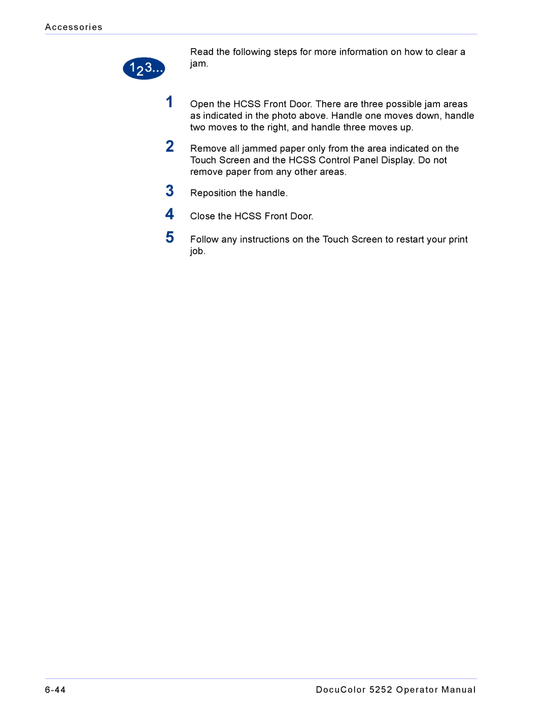 Xerox 5252 manual Accessories 