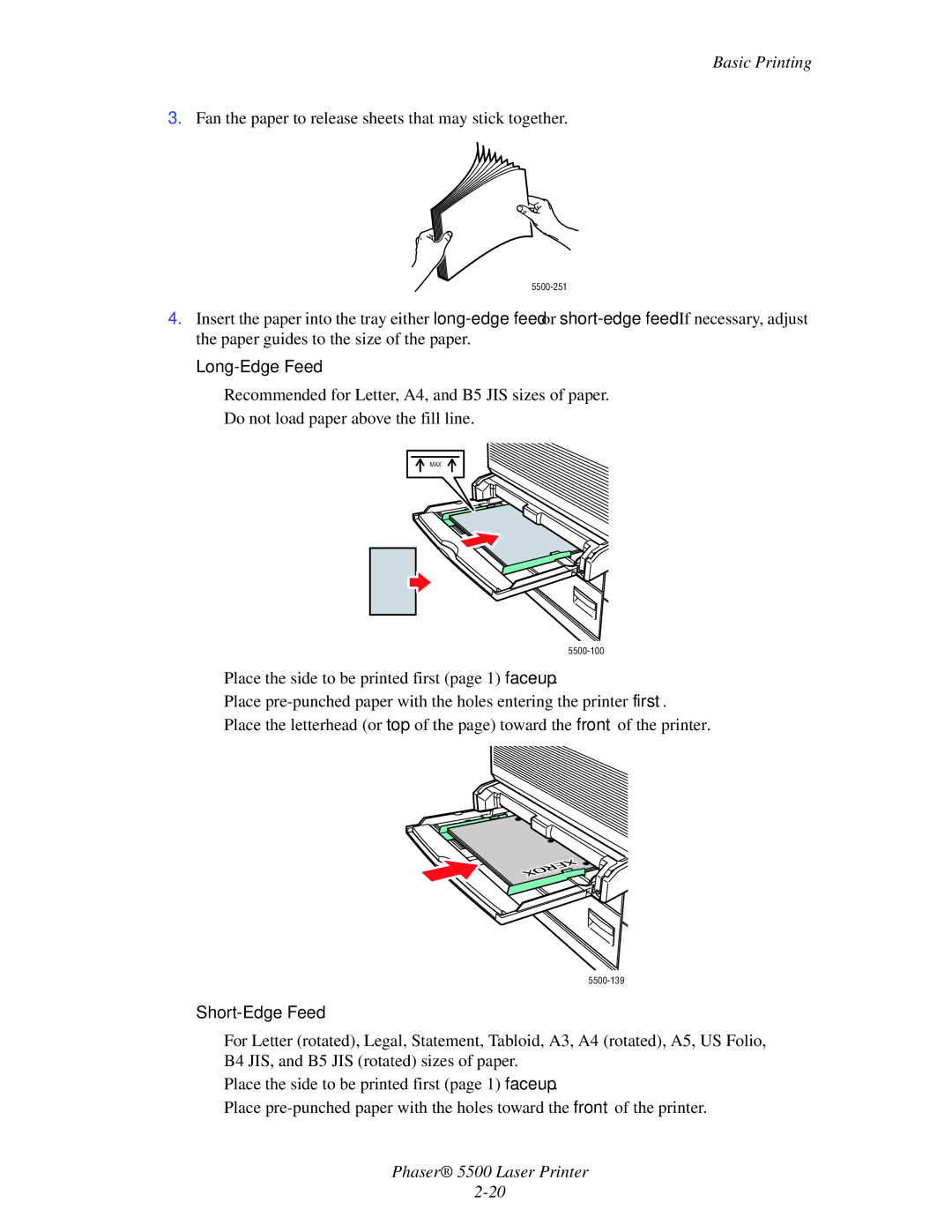 Xerox manual 5500-139 