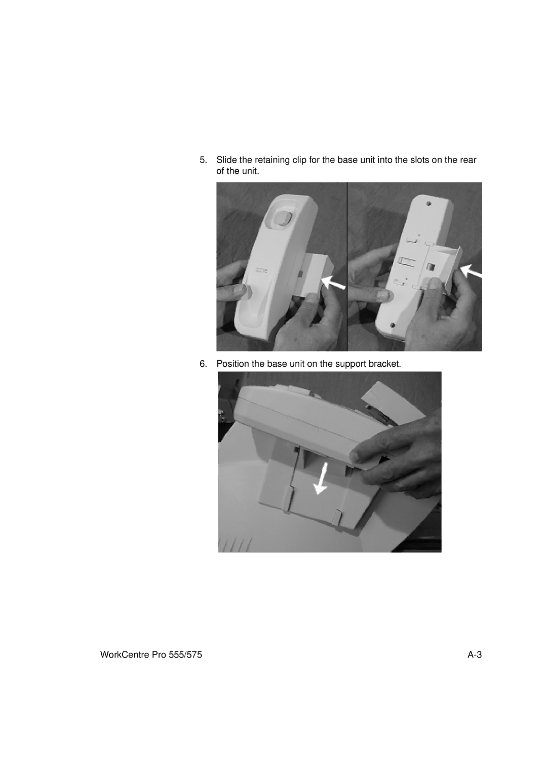 Xerox 575, 555 manual 