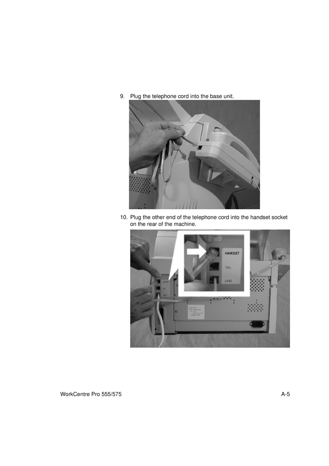 Xerox 575, 555 manual 