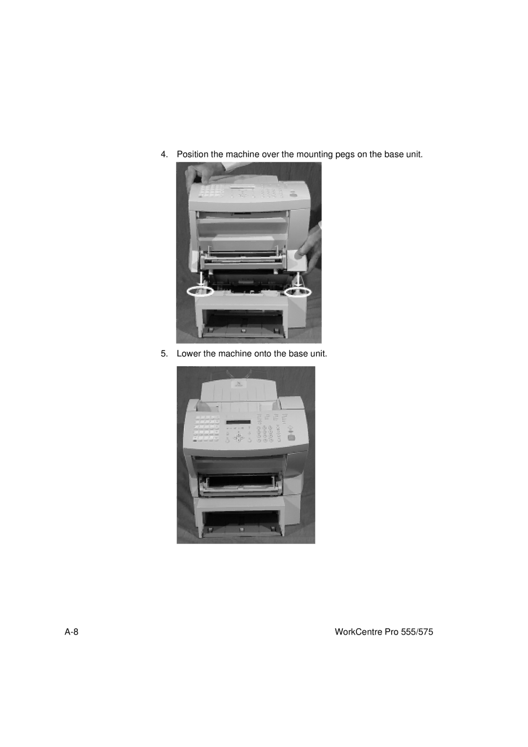 Xerox 555, 575 manual 