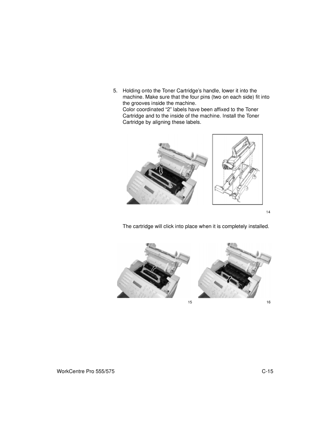 Xerox 575, 555 manual 