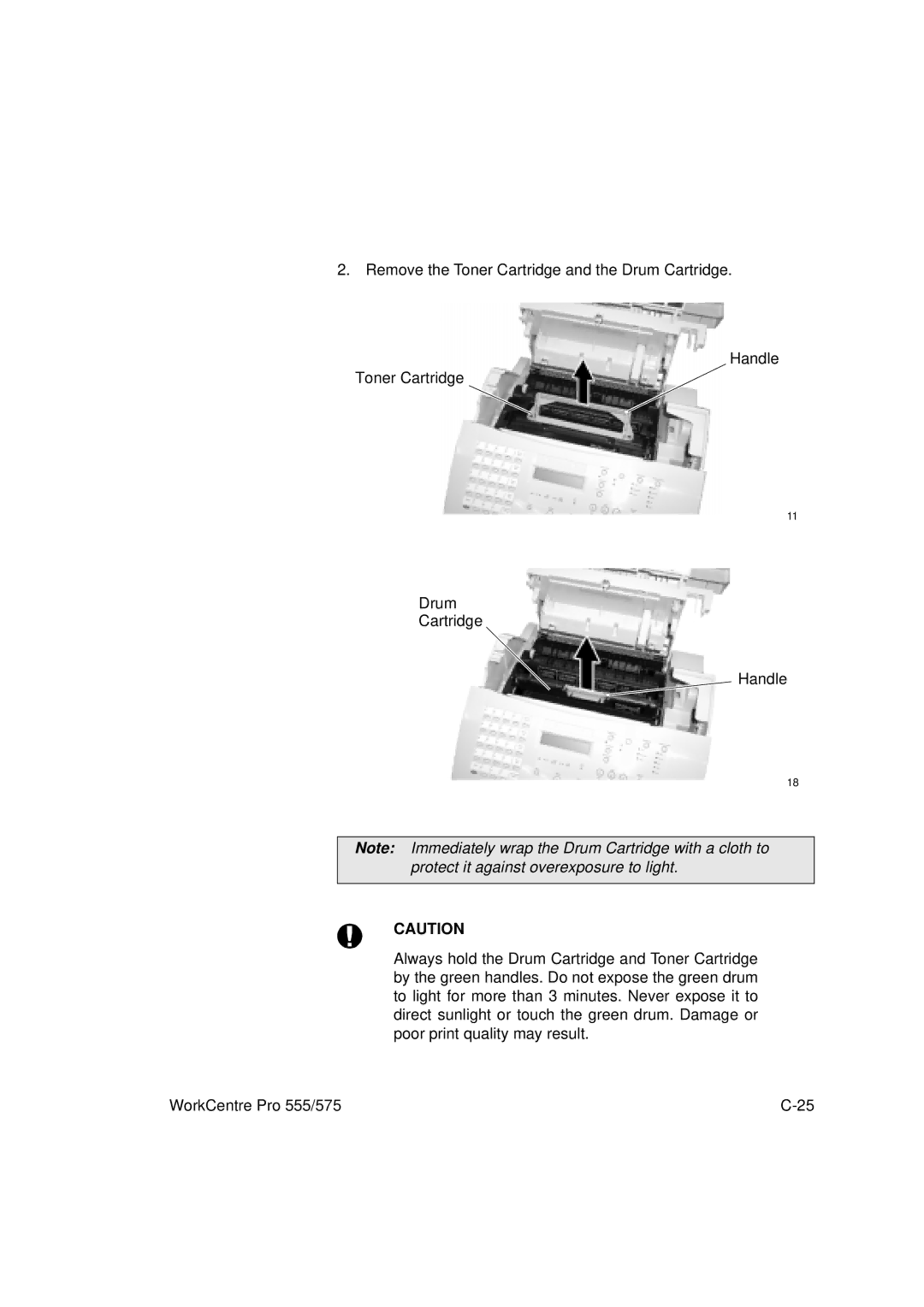 Xerox 575, 555 manual 