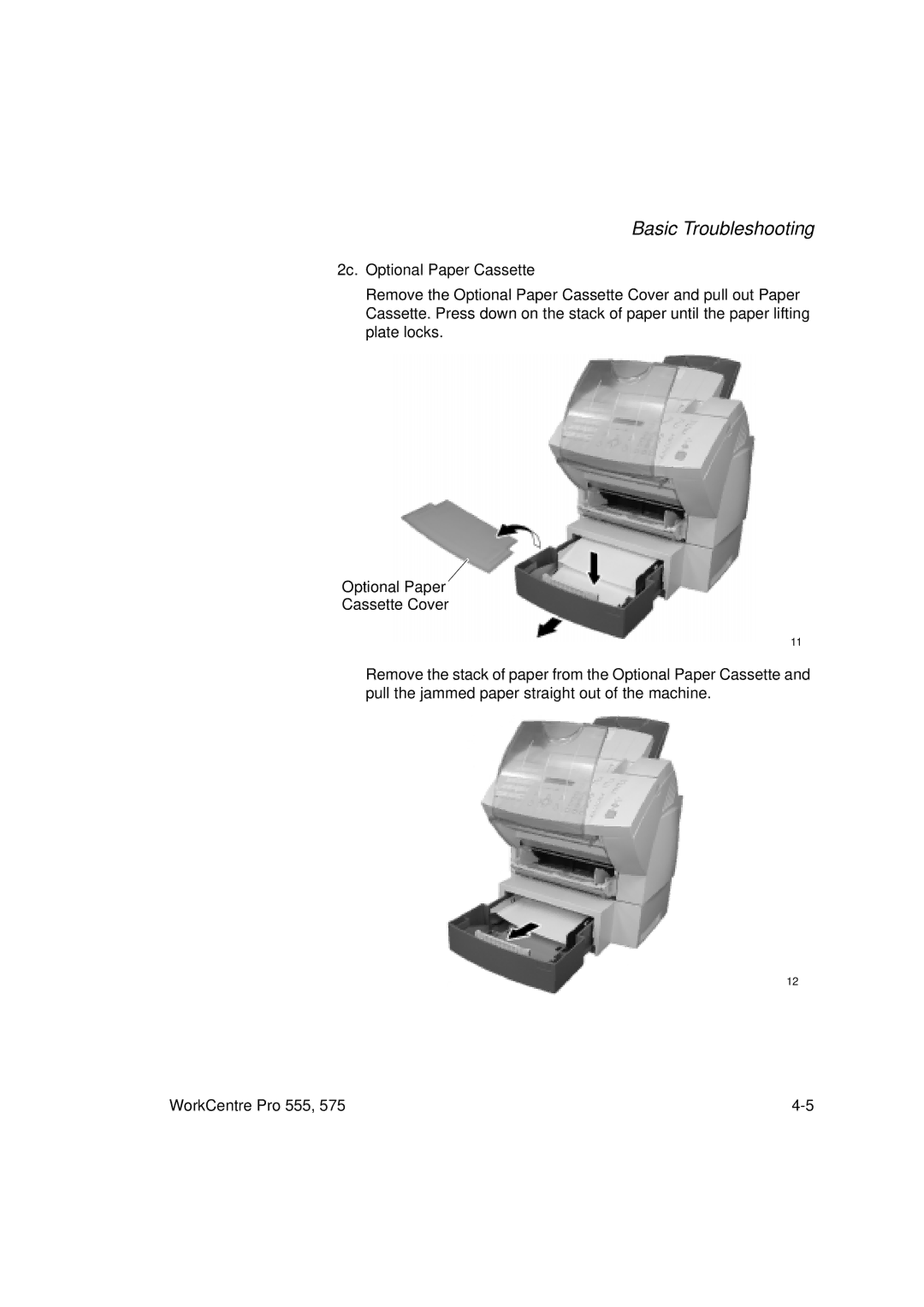 Xerox 555 manual Basic Troubleshooting 