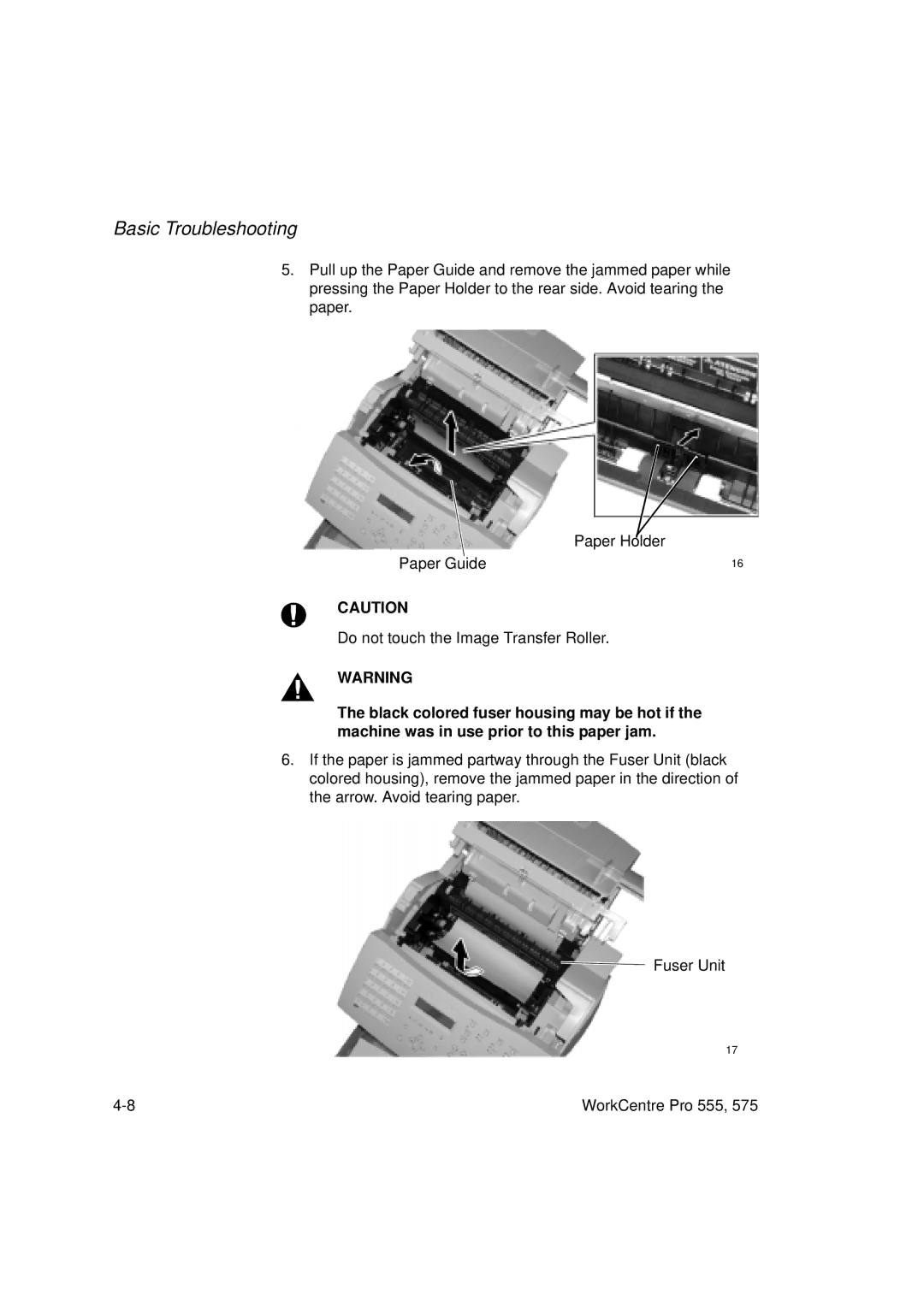 Xerox 555 manual Basic Troubleshooting 