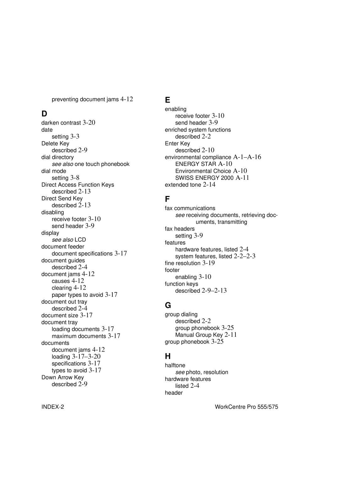 Xerox 555 manual Loading 