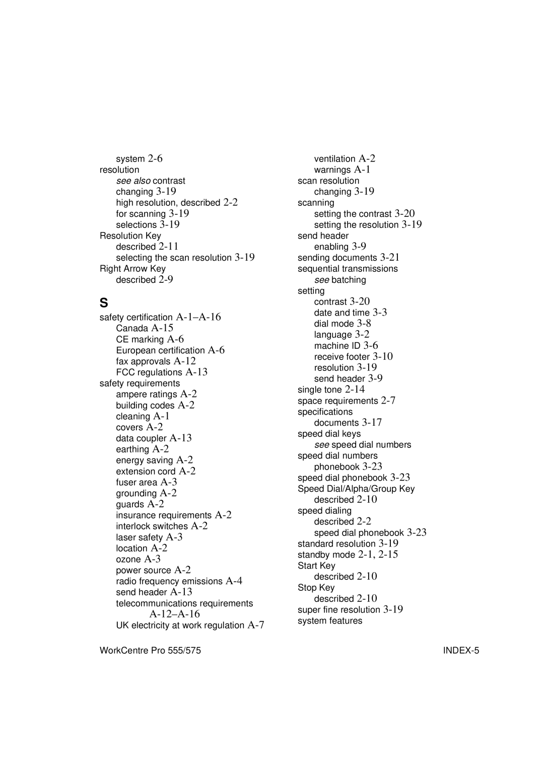 Xerox 555 manual 12-A-16 